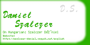 daniel szalczer business card